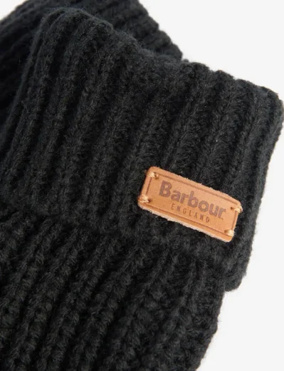 Barbour Women's Saltburn Knitted Gloves | Black