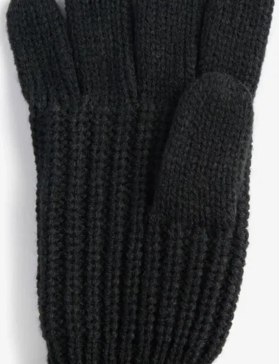 Barbour Women's Saltburn Knitted Gloves | Black