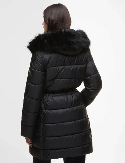 Barbour Intl. Womens Anastasia Puffer Jacket | Black