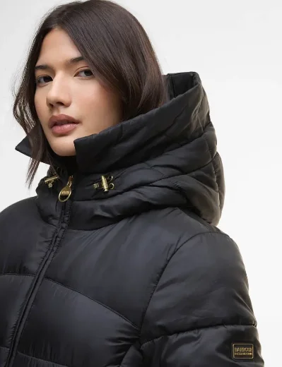 Barbour Intl. Womens Anastasia Puffer Jacket | Black