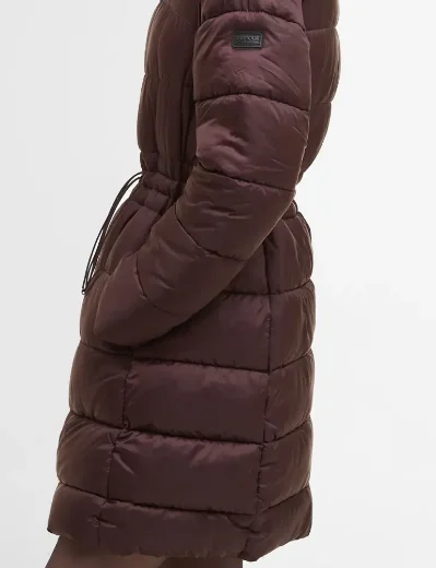 Barbour Intl. Womens Anastasia Puffer Jacket | Red Velvet