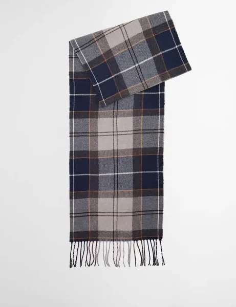 Barbour Galingale Tartan Scarf | Grey Midnight Tartan Barbour Galingale Tartan Scarf | Grey Midnight Tartan