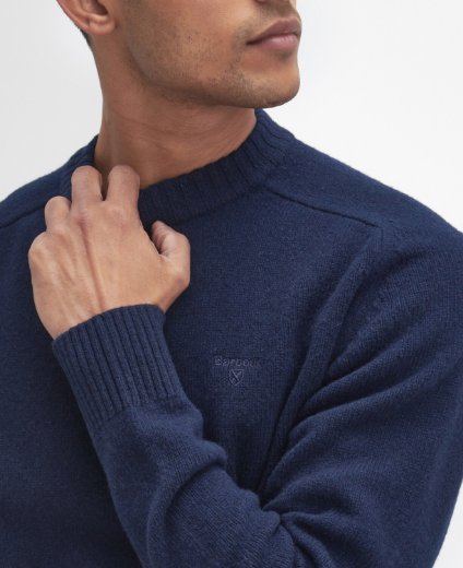 Barbour Grangetown Crew Neck Jumper | Classic Navy