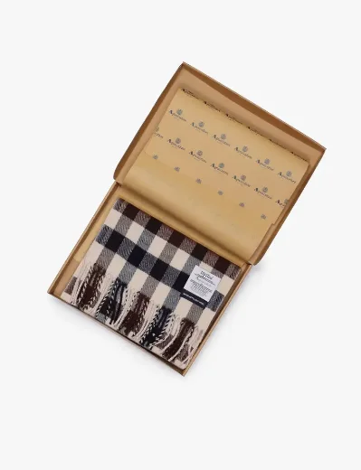 Aquascutum Active Macro Club Check Scarf 