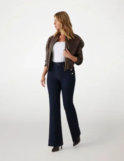 Guess New Faye Chino Jeans | Dark Blue