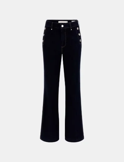 Guess New Faye Chino Jeans | Dark Blue
