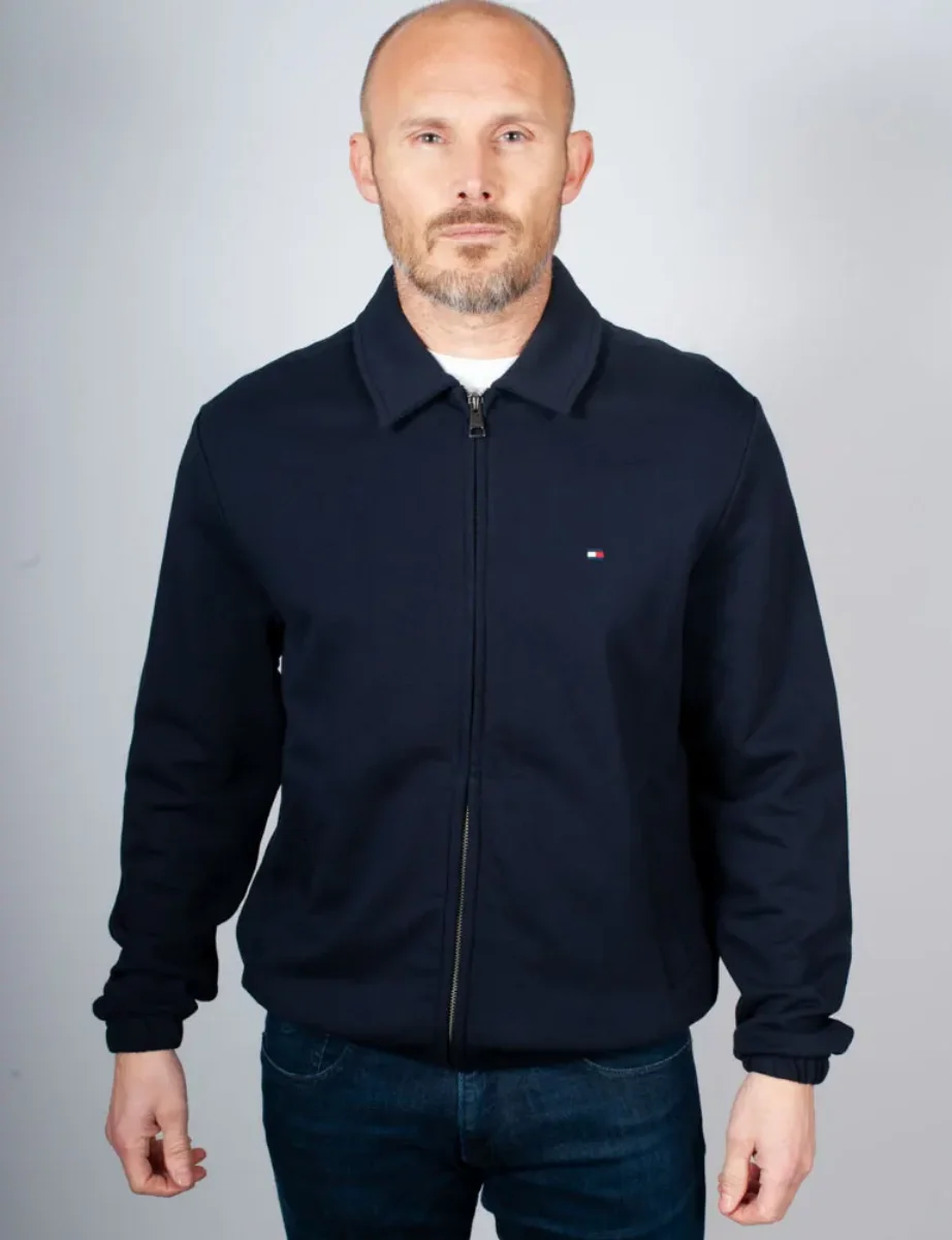 Picture of Tommy Hilfiger Essential Terry Sweat Ivy Jacket | Navy