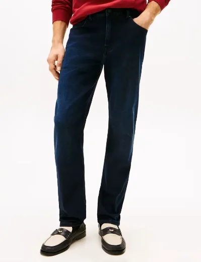 Tommy Hilfiger Denton Straight Denim Blaze Jeans | Blue Black