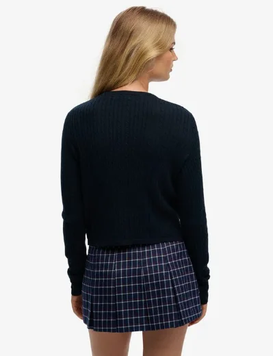 Superdry Light Weight Essentials Cardigan | Navy