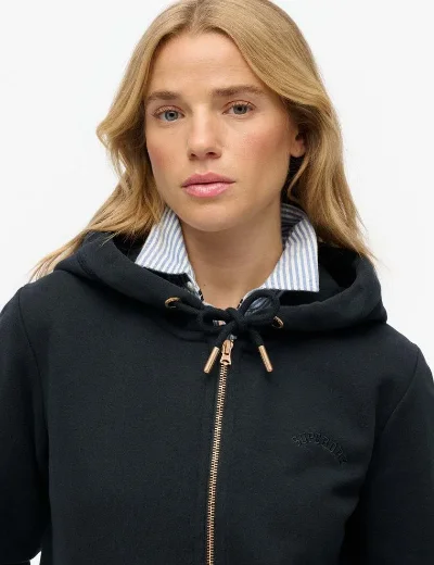 Superdry Essential Logo Ziphood | Eclipse Navy