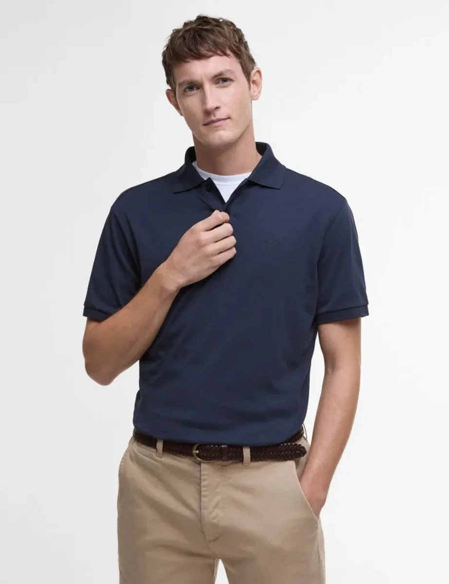 Barbour Hylton Interlock Polo | Navy