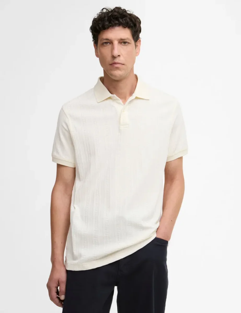 Barbour Harwell Polo | OFF WHITE