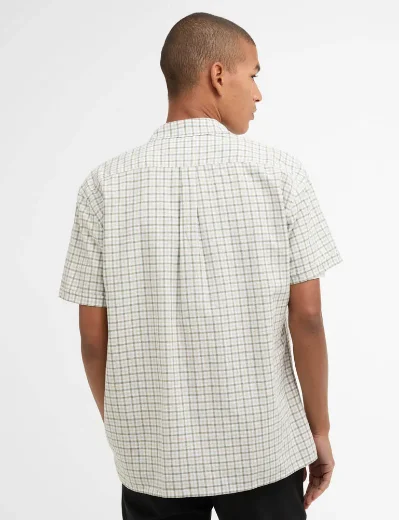 Barbour Nelson Gingham Short Sleeved Shirt | Beige