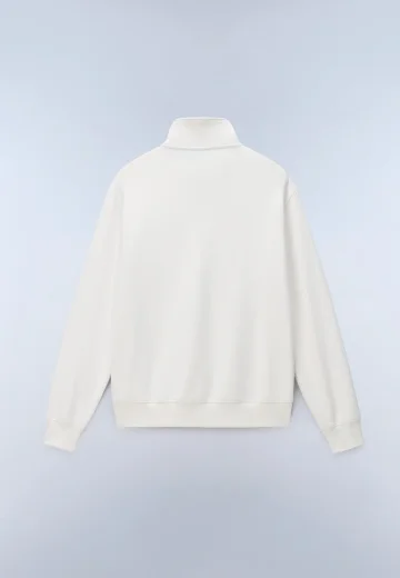 Napapjiri B-Box Logo Half Zip | White