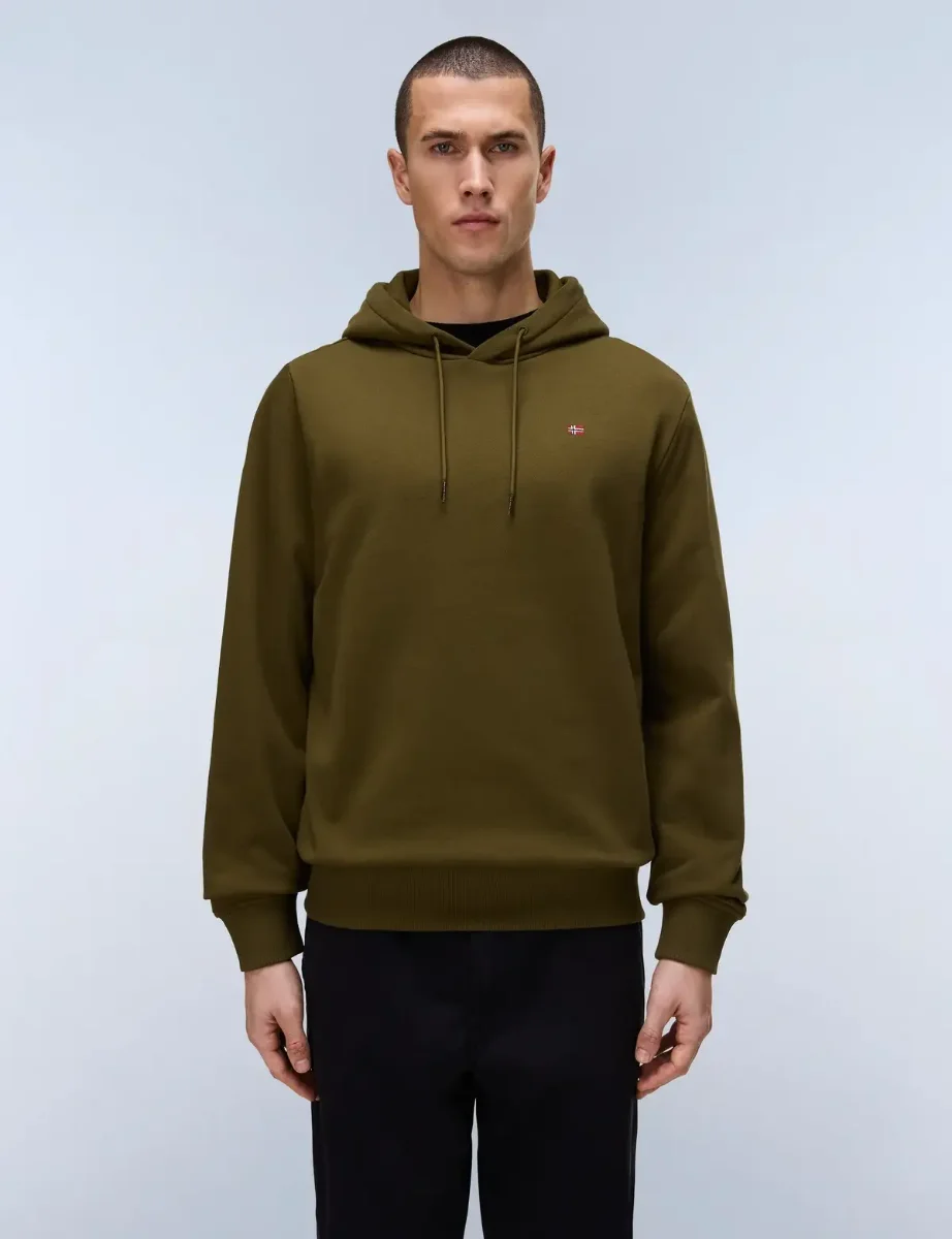 Napapjiri Balis H Sum Hoodie | Dark Olive