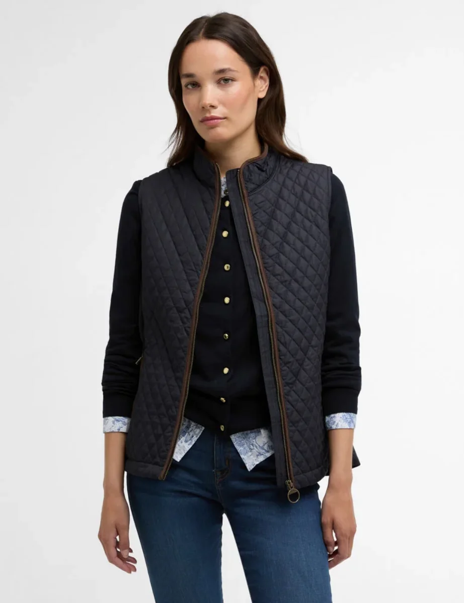 Barbour Women's Basswood Gilet | Dark Navy