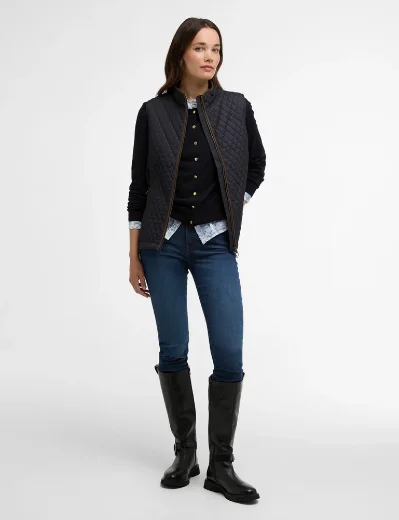 Barbour Women's Basswood Gilet | Dark Navy