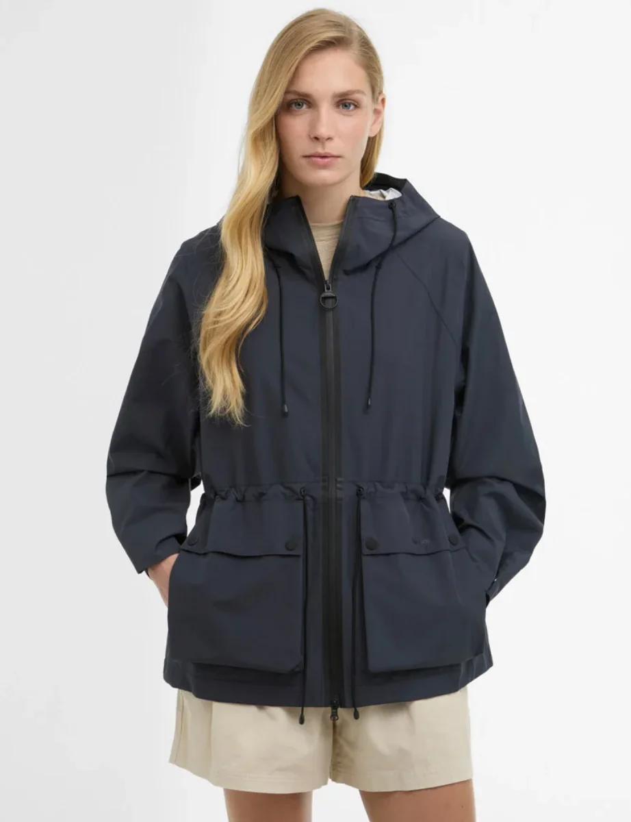 Barbour Women's Dovecragg Waterproof Jacket | Dusk Grey/Fondant