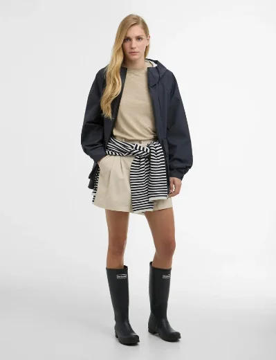 Barbour Women's Dovecragg Waterproof Jacket | Dusk Grey/Fondant