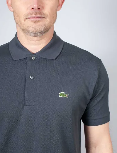 Lacoste Classic Fit L12.12 Original Polo Shirt | Dark Grey