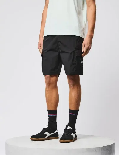 Weekend Offender Baraki Tech Cargo Short | Black