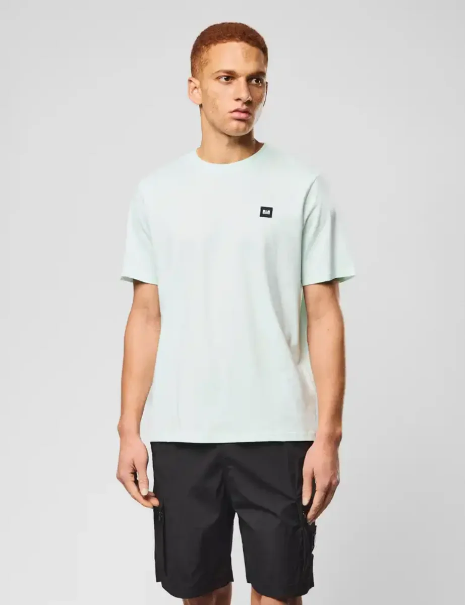 Picture of Weekend Offender Brooklands Badge T-shirt | Amazonite 