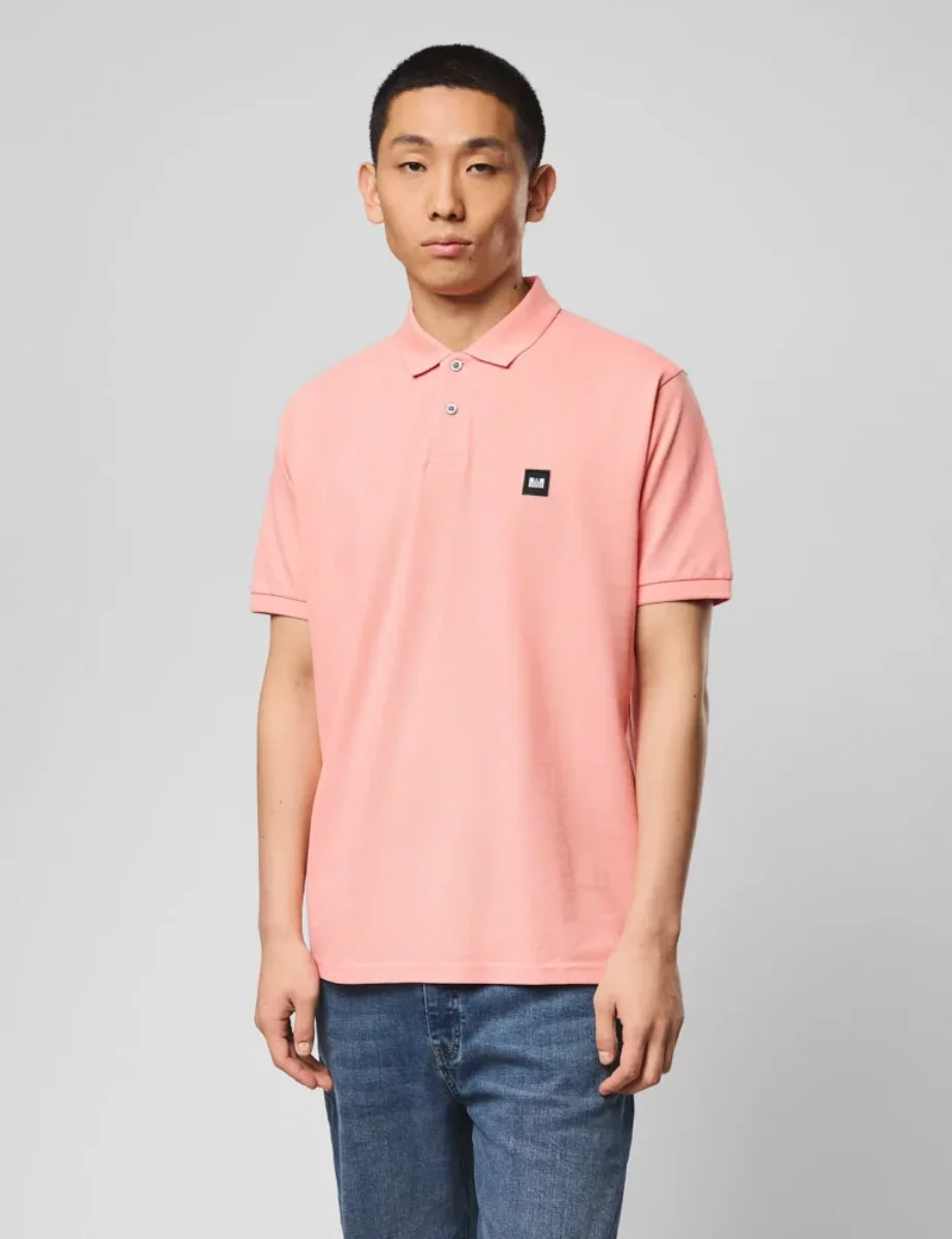 Weekend Offender Heathcote Badge Polo | Coral