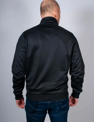 Fred Perry Knitted Front Track Jacket | Black