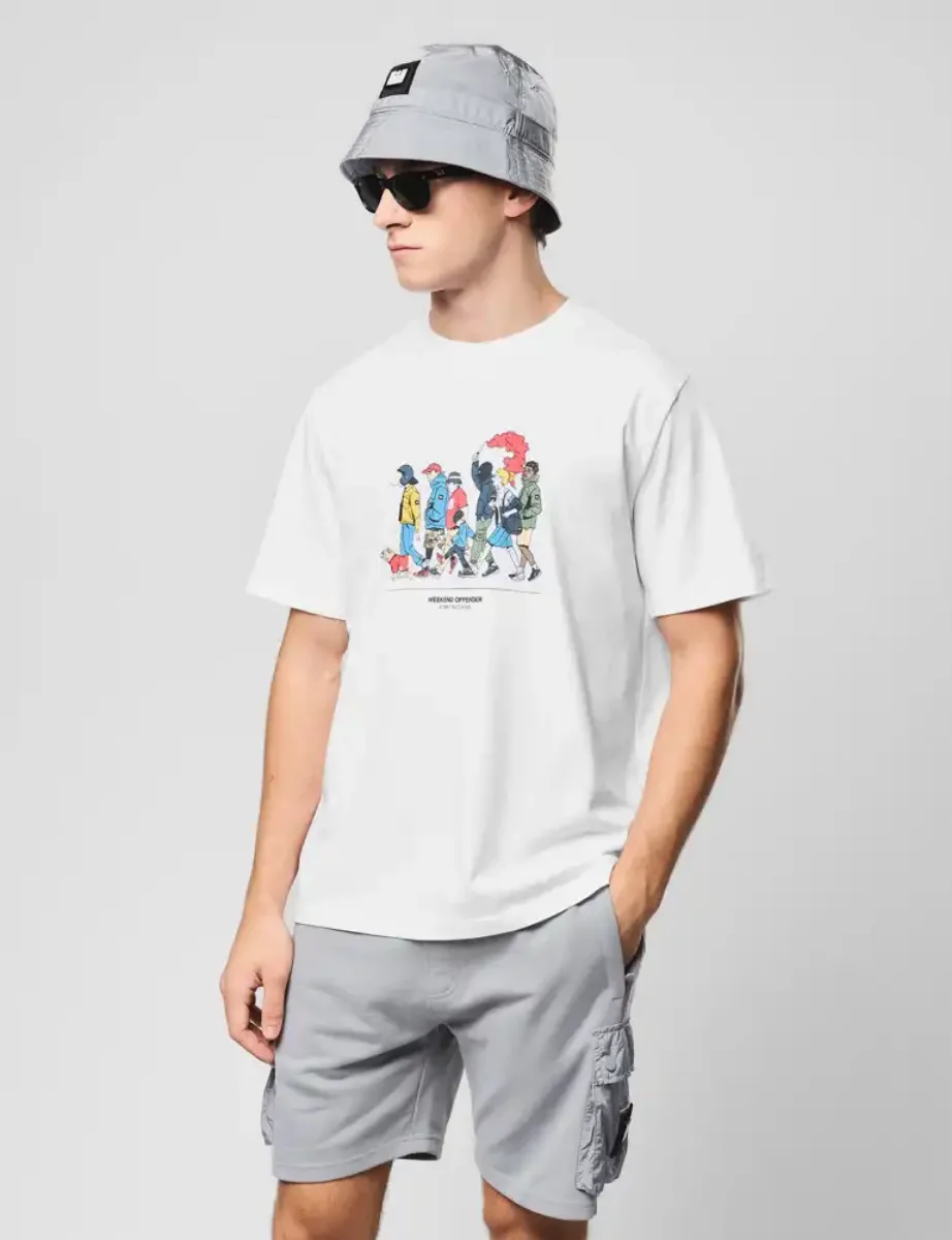 Weekend Offender Everyone Graphic Tee | White