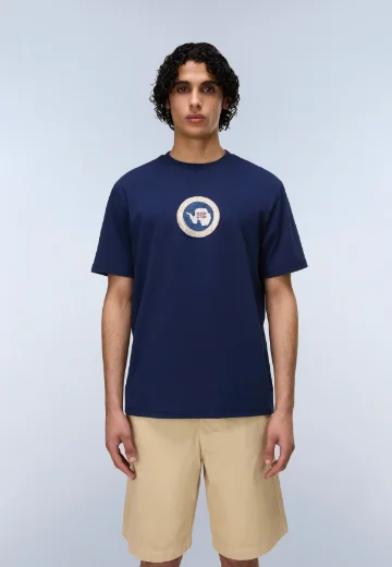 Napapijri Phos Short Sleeve T-Shirt | Navy