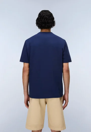 Picture of Napapijri Phos Short Sleeve T-Shirt | Navy