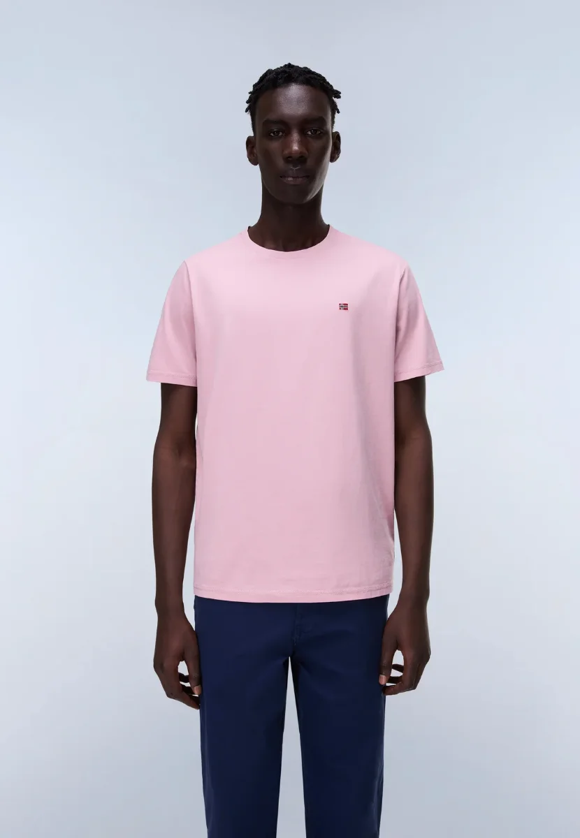 Napapijri Salis Short Sleeve T-Shirt | Pink