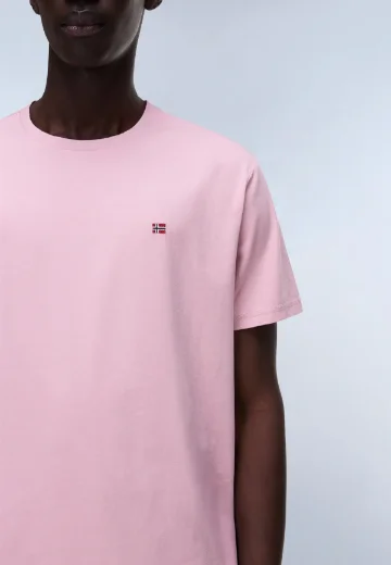 Napapijri Salis Short Sleeve T-Shirt | Pink