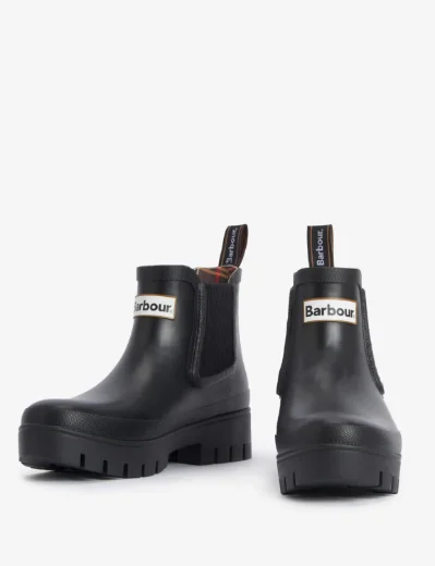 Barbour Halton Ankle Wellingtons | Black