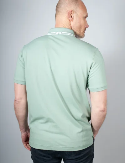 J.Lindeberg Joey Tipped Polo | Jade