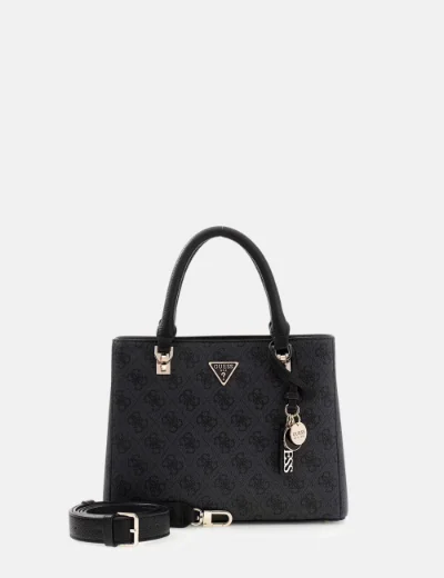Guess Women's Noelle 4G Logo Small Handbag | Coal