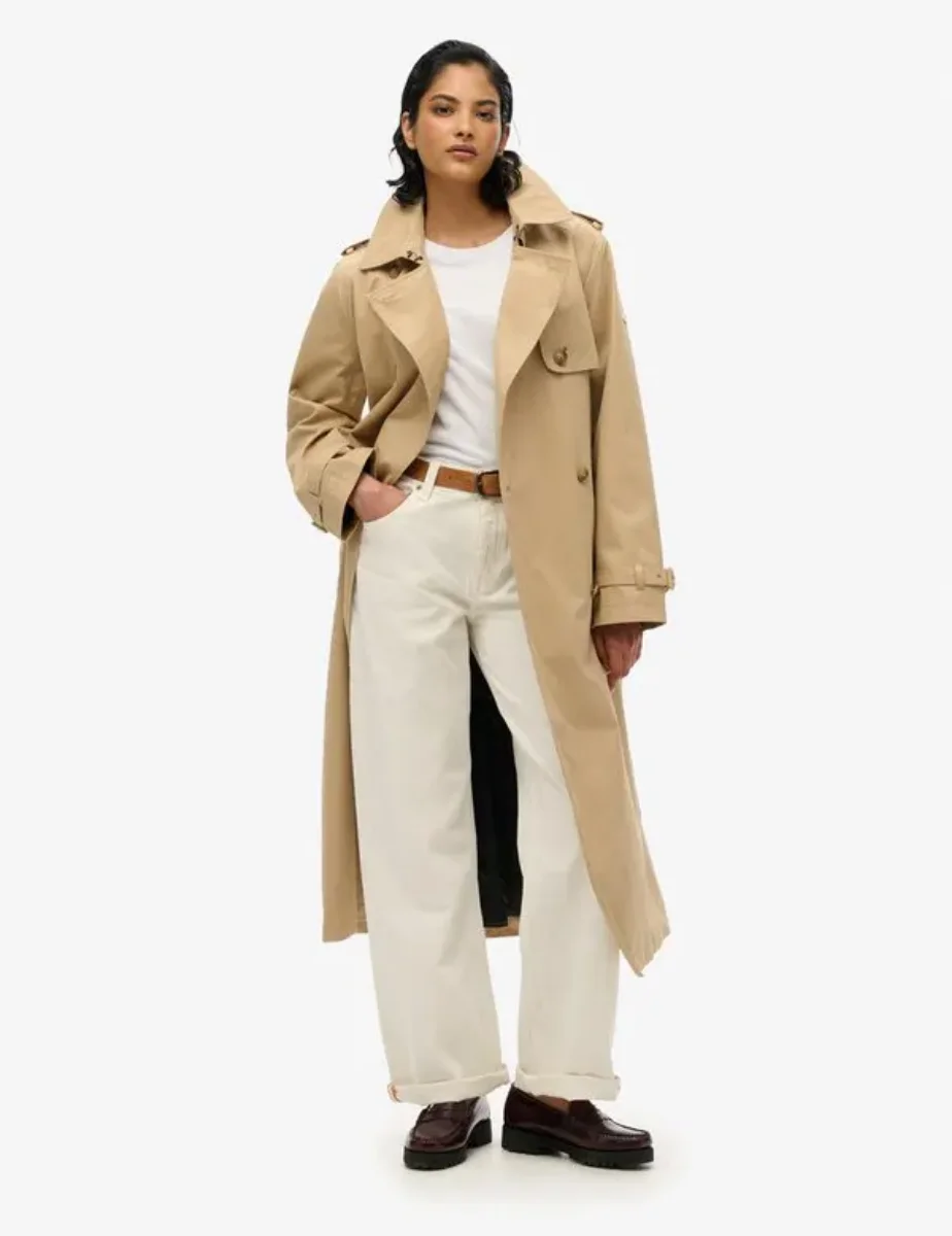 Superdry Classic Trench Jacket | Shaker Beige