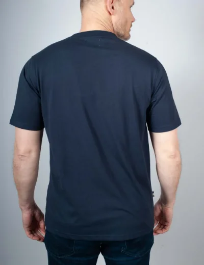 Aquascutum Club Check Piping T-Shirt | Navy