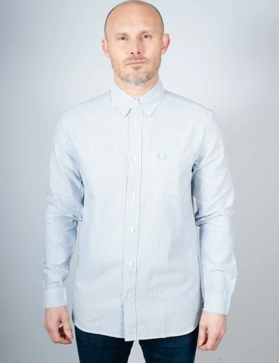 Fred Perry Oxford Stripe Shirt | Blue\White