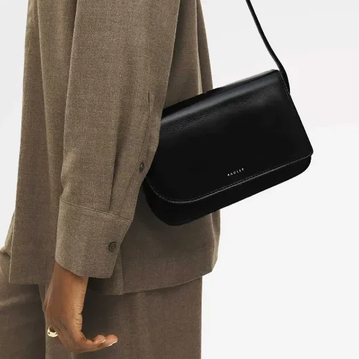 Radley Pocket Street Flapover Cross Body Bag | Black