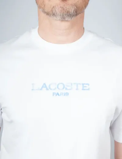 Lacoste Men's Paris Logo T-shirt | White