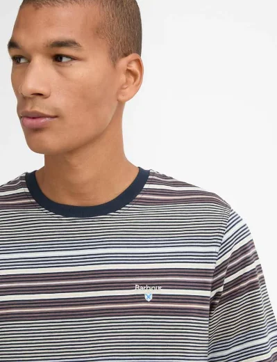 Barbour Steelrigg Stripe T-Shirt | Navy