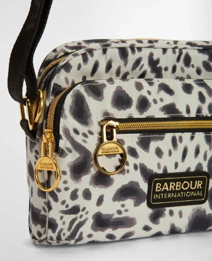 Barbour International Women's Boulevard Crossbody Bag | Bio Ink Leopard Print
