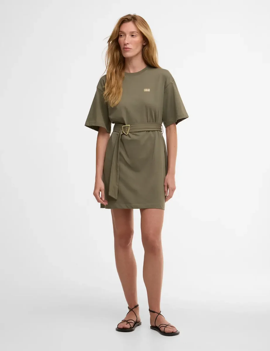 Barbour Intl Women's Uma Mini Dress | Dusky Khaki