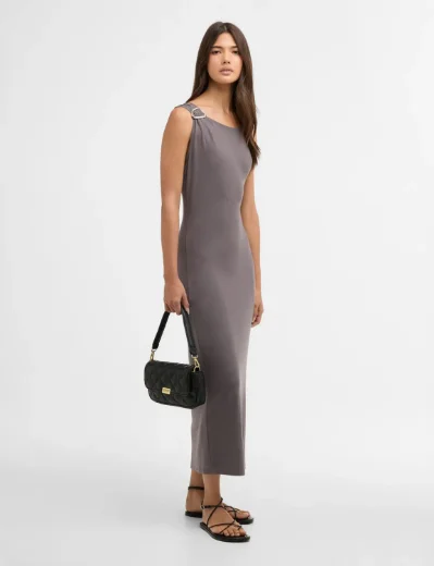 Barbour Intl Women's GIGI Midi Dress | Lavender Grey