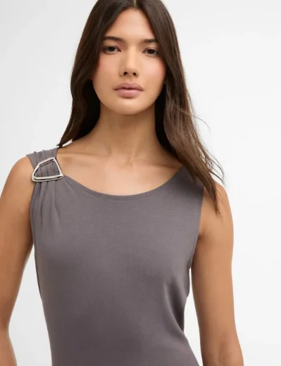 Barbour Intl Women's GIGI Midi Dress | Lavender Grey