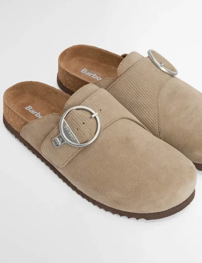 Picture of Barbour Women's Kyra Closed Toe Sandal | Taupe