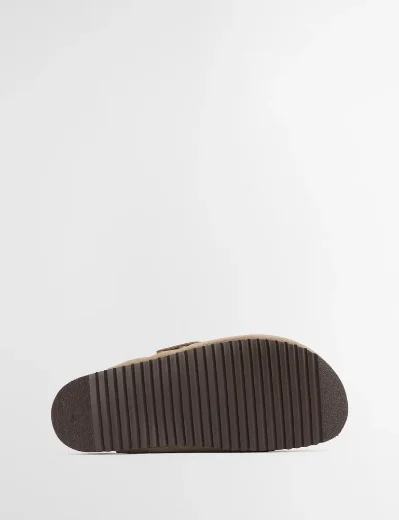 Picture of Barbour Women's Kyra Closed Toe Sandal | Taupe