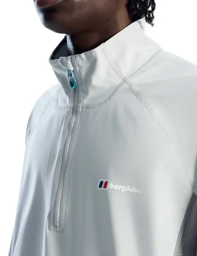 Berghaus Wavertree Half Zip Sweater | Light Grey