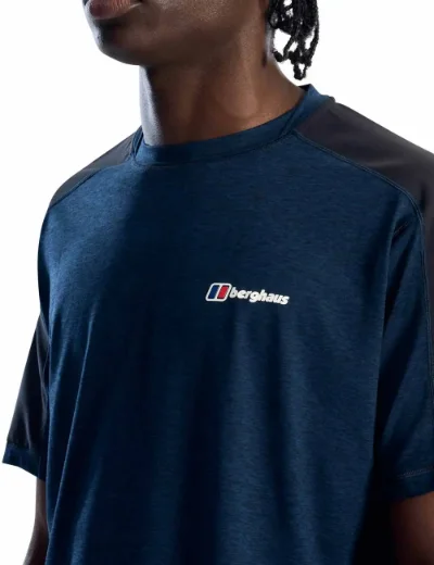 Picture of Berghaus Farndale Tech Tee | Hale Navy/Jet black